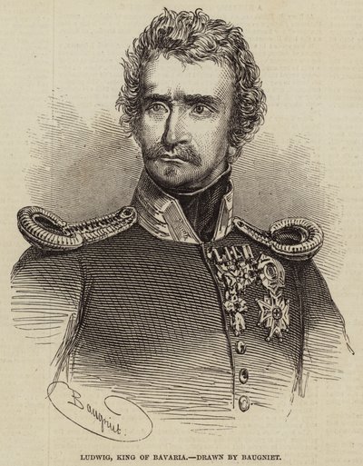 Ludwig, König von Bayern von Charles Baugniet